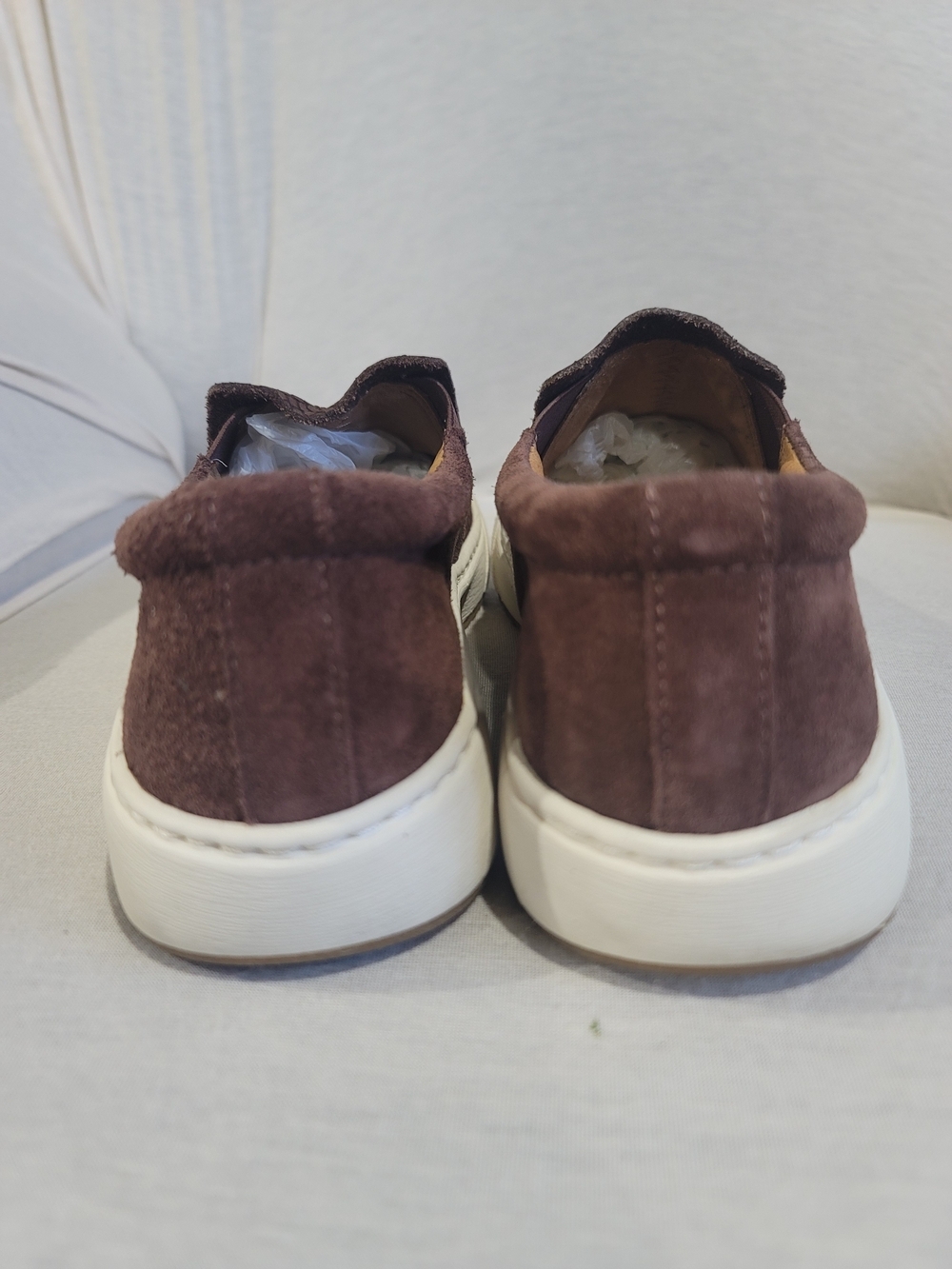 Söfft Brown Snakeskin Slip-On Sneakers Size 7.5M EUC - Picture 6 of 9